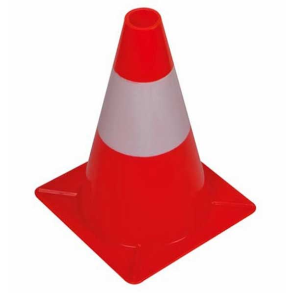 CÔNE DE SIGNALISATION PVC ROUGE/BLANC-Leer más