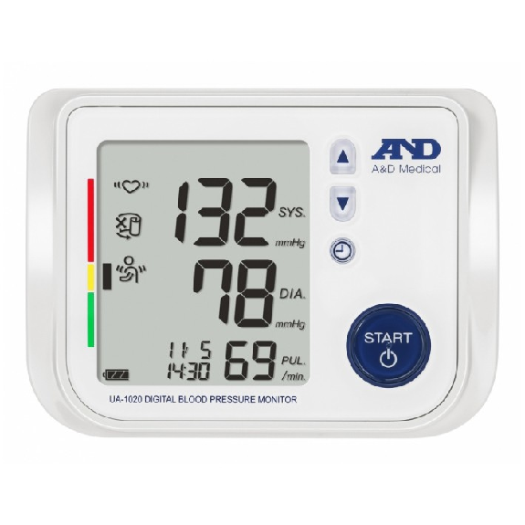 Tensiomètre au bras A&amp;D AFIB+ Premiere UA-1020-W-Lire la description