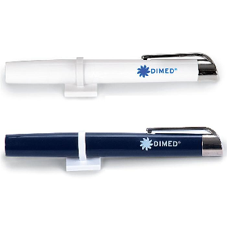 Stylo de diagnostic lumineux DIMED 170 avec coupe-langue-Beschreibung lesen