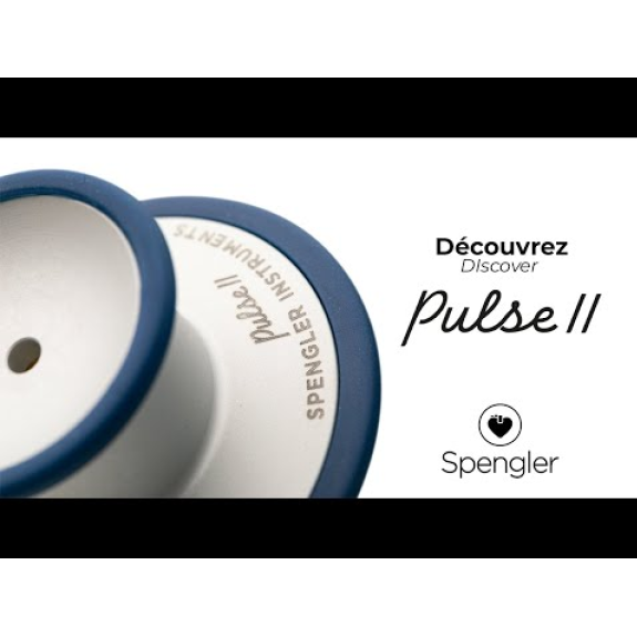 Stéthoscope double SPENGLER Pulse II - Carbone-Lire la description