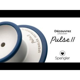 Stéthoscope double SPENGLER Pulse II - Carbone-Lire la description