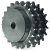 CMW - Vorgebohrtes Ritzel - Stahl - Dreifachverzahnung - 08B3 - 11 Zähne - Teilung 12,7 mm mit 16 mm Bohrung.