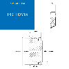 CMW - Pignone prealesato - Acciaio inox - Tripla dentatura - 08B3 - 15 denti - passo 12,7 mm con alesaggio 16 mm