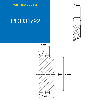 CMW - Pignone prealesato - Acciaio - Doppia dentatura - 20B2 - 22 denti - passo 31,75 mm con foro 30 mm