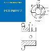 CMW - Gebohrtes Ritzel mit 2 Druckschrauben 90° - Einfachverzahnung - 10B1 - 21 Zähne - 15,8 mm Steigungmit 42 mm Bohrung. CMW - Gebohrtes Ritzel mit 2 Druckschrauben 90° - Einfachverzahnung - 10B1 - 21 Zähne - 15,8 mm Steigungmit 42 mm Bohrung.