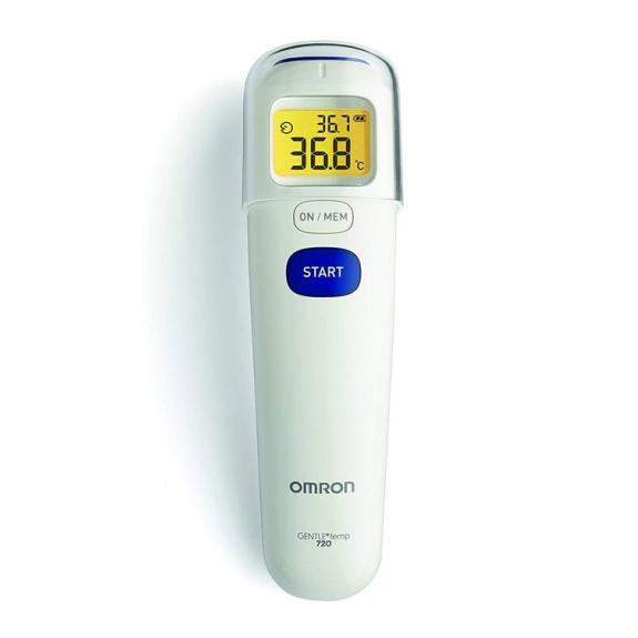 Thermomètre frontal sans contact OMRON Gentle Temple 720-Lire la description