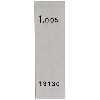 Cale étalon acier classe I à l'unité, Dimension: 1 mm