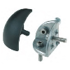 Raccord de coin cache plastique noir Type: R40 Raccord de coin cache plastique noir Type: R40