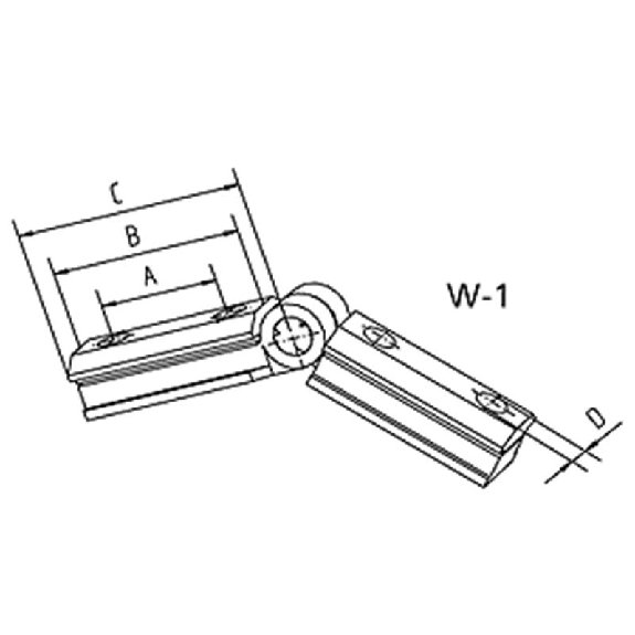 Raccord de profilé Type: W-1 S/F-40 Jeu complet-Lire la description