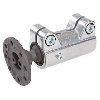 Raccord droit à rotule KGM 30 platine 8 trous Ø5,5 - orientable à 60° Raccord droit à rotule KGM 30 platine 8 trous Ø5,5 - orientable à 60°