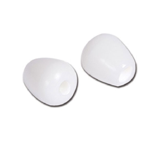 Olive rigide blanche pour stéthoscopes - universelle-Lire la description