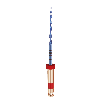 LIMES GO! FILES RCP BLUE MIT ALTERNATIVBEWEGUNG 25mm R25 08% Rot - BLISTER VON 6 STERILEN LINIEN