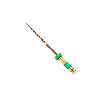 GO!FILES ONEGO ALTERNATIVE BEWEGUNGSLINIE 035/07 25mm Grün - BLISTER VON 6 STERILEN LINIEN
