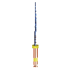 LIMES GO! FILES RCP BLUE MIT ALTERNATIVBEWEGUNG 21mm R50 05% Gelb - BLISTER VON 6 STERILEN LINIEN