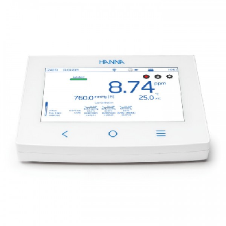 Oxímetro de sobremesa OD/DBO/Tª, pantalla táctil, conexión wifi, con sensor Oxigeno disuelto óptico-Leer más