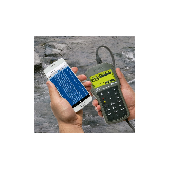 Medidor multiparamétrico portátil pH/Conductividad/Oxígeno óptico con bluetooth - Cable m  : 4 m-Leer más
