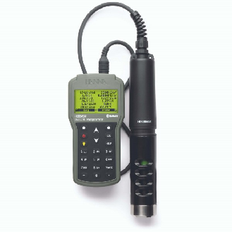 Medidor multiparamétrico portátil pH/Conductividad/Oxígeno óptico con bluetooth - Cable m  : 4 m-Leer más