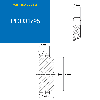 CMW - Pignone prealesato - Acciaio - Doppia dentatura - 20B2 - 25 denti - passo 31,75 mm con foro 30 mm