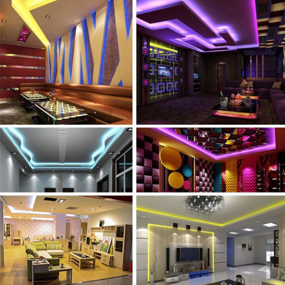 Strip a LED RGB con telecomando e alimentatore - 10 metri 300 LED-Leggi tutto