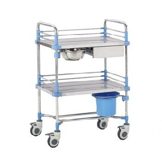 Chariot de soins tout Inox-Lire la description