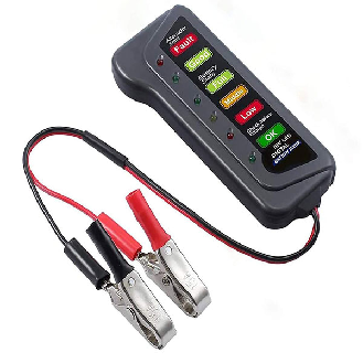 Tester digitale 12V per batteria e alternatore Auto/Moto - 6 LED-Leggi tutto