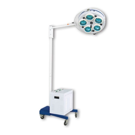 Lampe Opération, Scialytique mobile avec batterie de secours-Lire la description