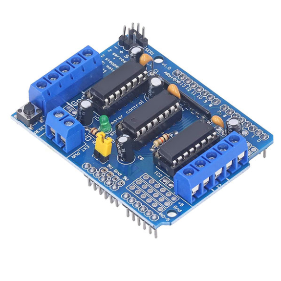 Contrôle du blindage moteur pour Arduino avec LM293D-Leer más
