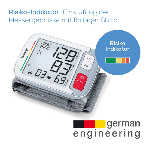 Beurer Handgelenk-Blutdruckmessgerät BC 51-Beschreibung lesen