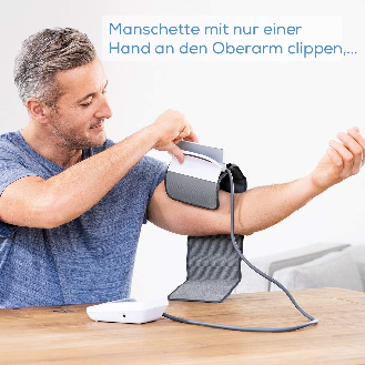 Beurer Oberarm-Blutdruckmessgerät BM 51 easyClip-Beschreibung lesen
