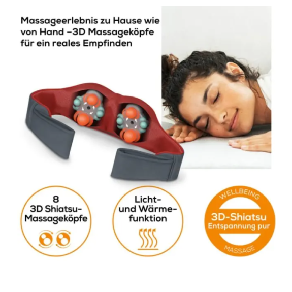 Beurer MG 151 3D Shiatsu-Massagegerät | Packung (1 Stück)-Beschreibung lesen