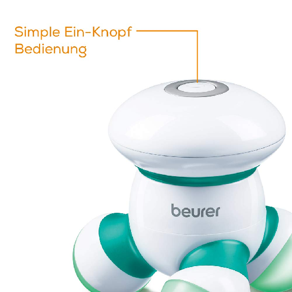 Beurer Mini-Massagegerät MG 16 - Grün | Packung (1 Stück)-Beschreibung lesen