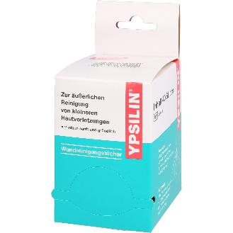 Holthaus Medical YPSILIN Wundreinigungstücher - Spenderpackung | Packung (40 Stück)-Beschreibung lesen