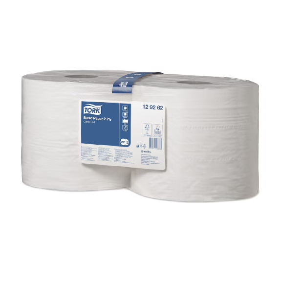 Tork 129262 Standard-Papierwischtücher Universal W1 W2 2-lagig 23,5 cm breit | Karton (2 Rollen) Tork 129262 Standard-Papierwischtücher Universal W1 W2 2-lagig 23,5 cm breit | Karton (2 Rollen)-Beschreibung lesen