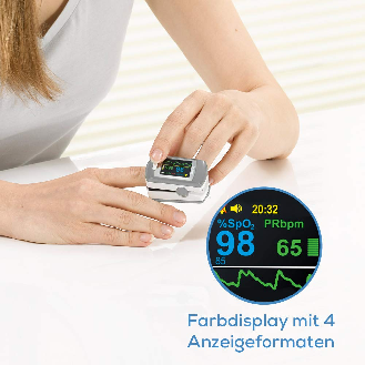 Beurer Pulsoximeter PO 80 mit XL-Farbdisplay-Beschreibung lesen