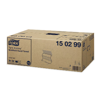 Tork Xpress 150299 Multifold-Handtücher Universal H2 2-lagig 23,4cm | Karton (20 Packungen)-Beschreibung lesen