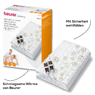 Beurer Doppel-Wärmeunterbett UB 68 XXL | Packung (1 Stück)-Lire la description