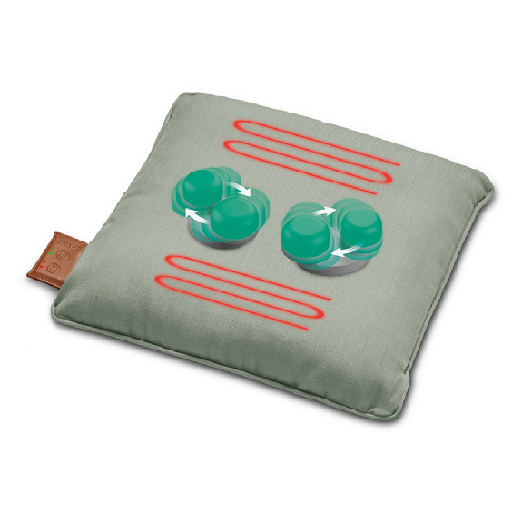 Beurer coussin de massage à piles MG 139, menthe | Paquet (1 pièce)-Leer más
