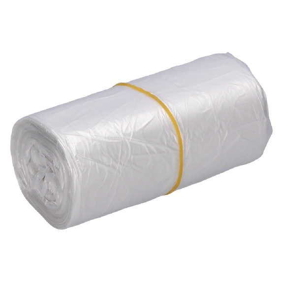 Sacs poubelle DEISS Standard 59815, transparents, 10 litres | Rouleau (50 pièces)-Leggi tutto