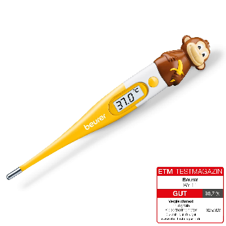 Beurer Fieberthermometer BY 11 im Tier-Design - Affe-Beschreibung lesen