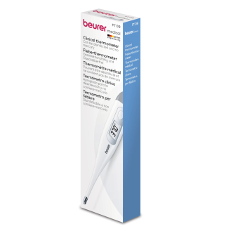 Beurer Fieberthermometer FT 09 weiß | Packung (1 Stück)-Beschreibung lesen