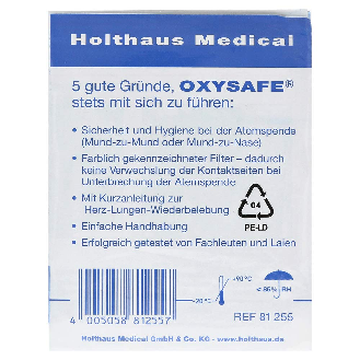 Holthaus Oxysafe Notfallbeatmungshilfe - 1 Stück | Packung (1 Stück)-Leggi tutto