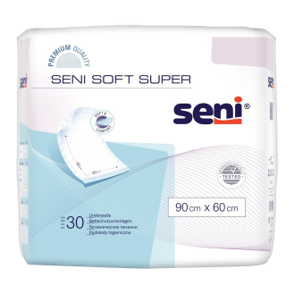 Seni Soft Super 90 cm x 60 cm - 30 Stück | Packung (30 Stück)-Beschreibung lesen