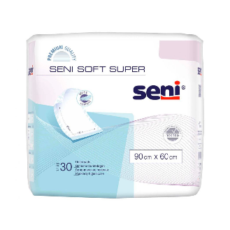 Seni Soft Super 90 cm x 60 cm - 30 Stück | Packung (30 Stück)-Beschreibung lesen