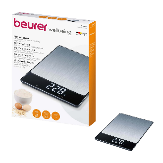Beurer KS 34 XL Stainless Steel Küchenwaage | Packung (1 Stück)-Beschreibung lesen