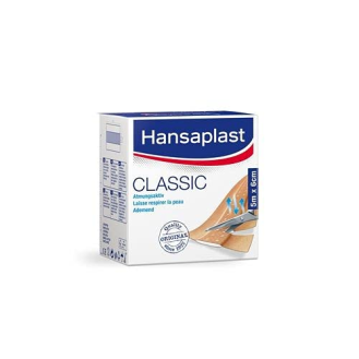 Hansaplast Classic Pflaster - 5 Meter - 5 m x 6 cm | Packung (5 m)-Leer más