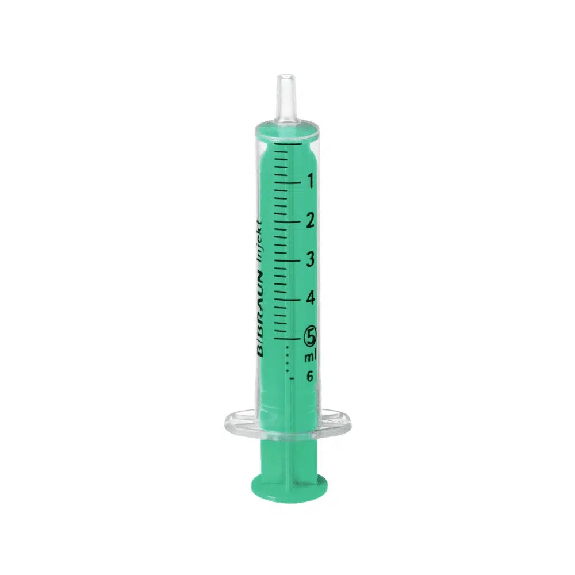 B. Seringue jetable Braun Injekt Luer Solo avec raccord Luer, centrée - 2 ml | Paquet (100 pièces)-Lire la description