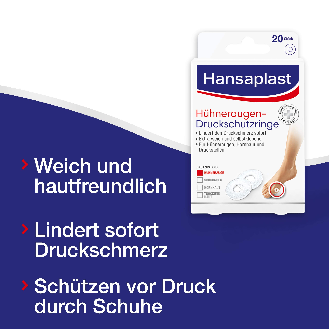 Hansaplast Hühneraugen Druckschutzring - 20 Stück | Packung (20 Stück)-Beschreibung lesen
