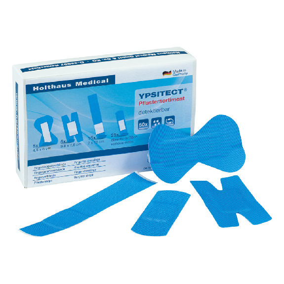 Holthaus YPSITECT Pflastersortiment detectable - 50 Pflaster | Packung (50 Stück)-Beschreibung lesen