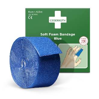 Holthaus Pflasterspender Nachfüllrolle Soft Foam - blau | Packung (1 Stück)-Beschreibung lesen