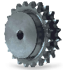 CMW - Vorgebohrtes Ritzel - Stahl - Doppelzahnrad - 20B2 - 76 Zähne - 31,75 mm Teilungsperiode mit 30 mm Bohrung.